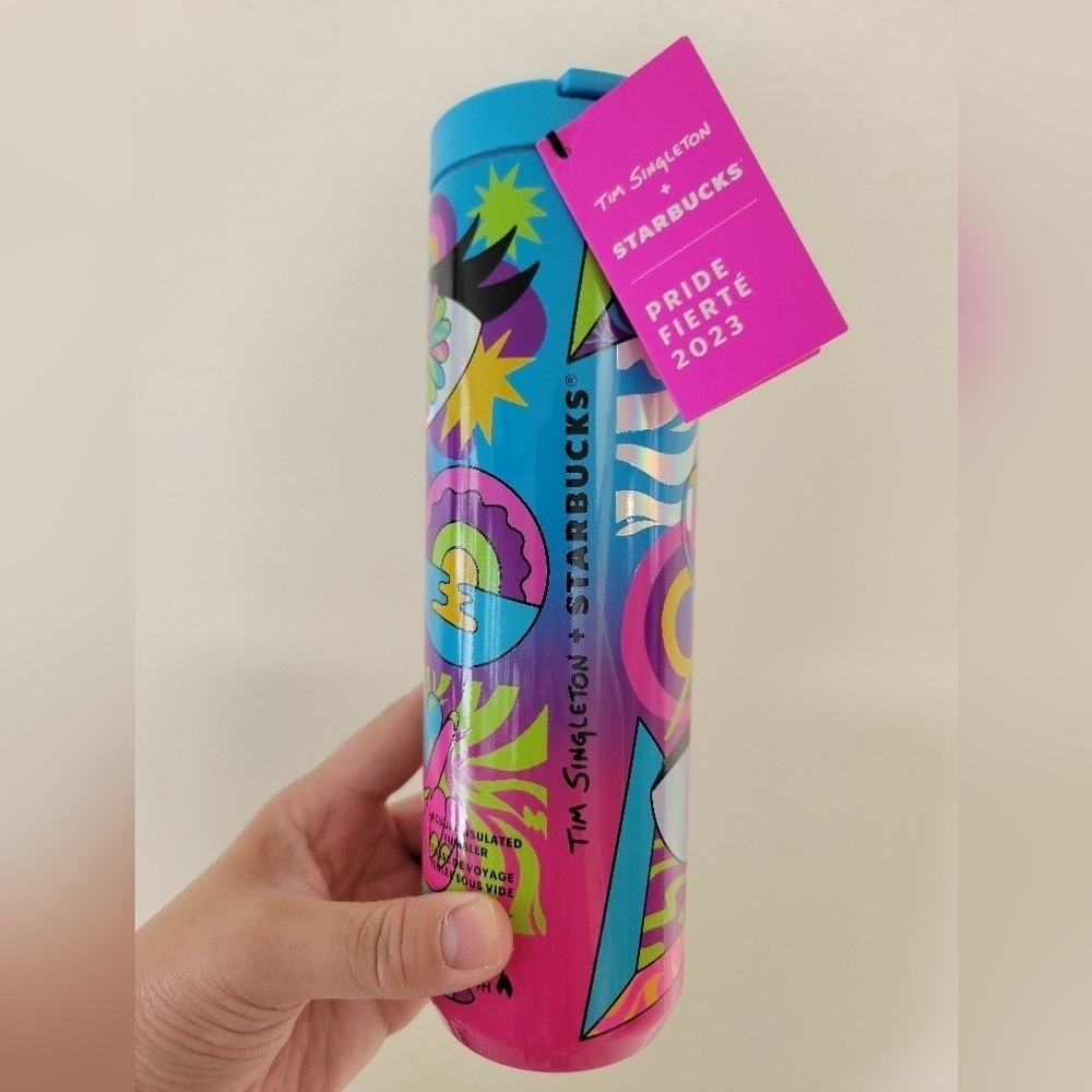 NWT Starbucks with Tim Singleton Pride 2023 Collab Tumbler